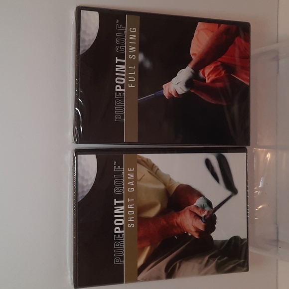 PurePoint Golf System Instructional Two DVD Set, Full Swing and Short Game - Picture 1 of 6